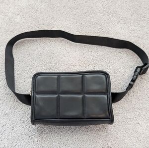 Amanda Uprichard Black Quilted Bag